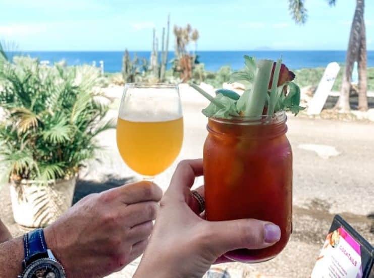 image of the drinks from The Beach House