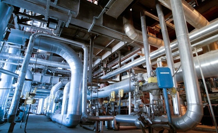 image of an industrial power plant