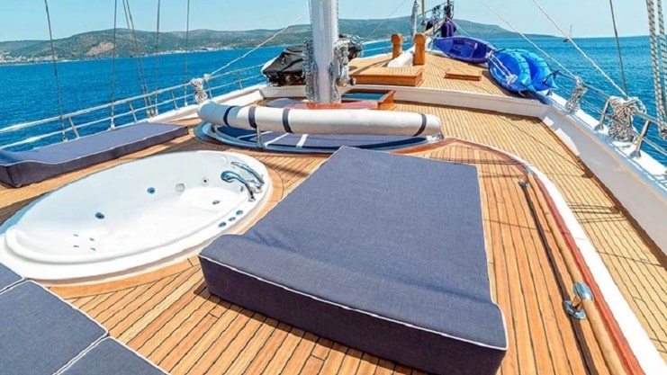 image of yacht deck