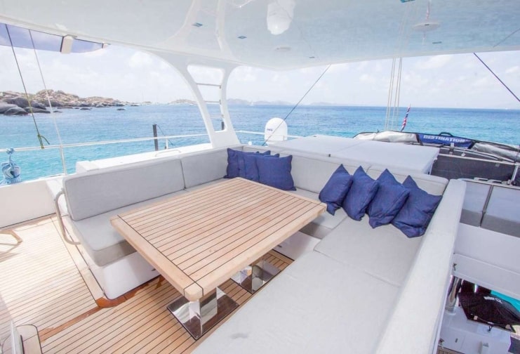 image of deck of Orion Yacht