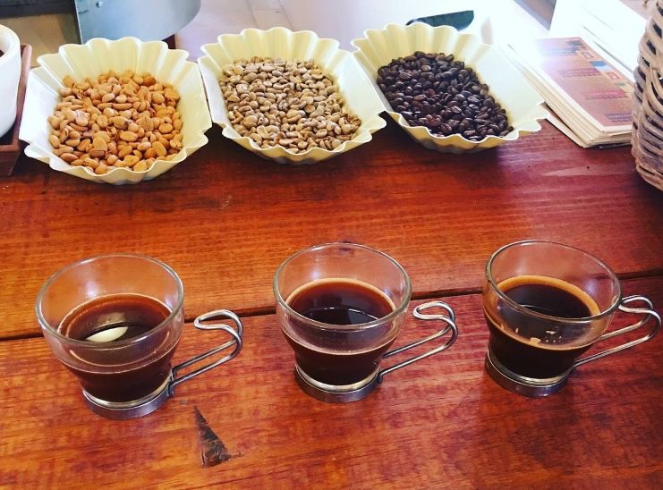 image of freshly brewed coffees