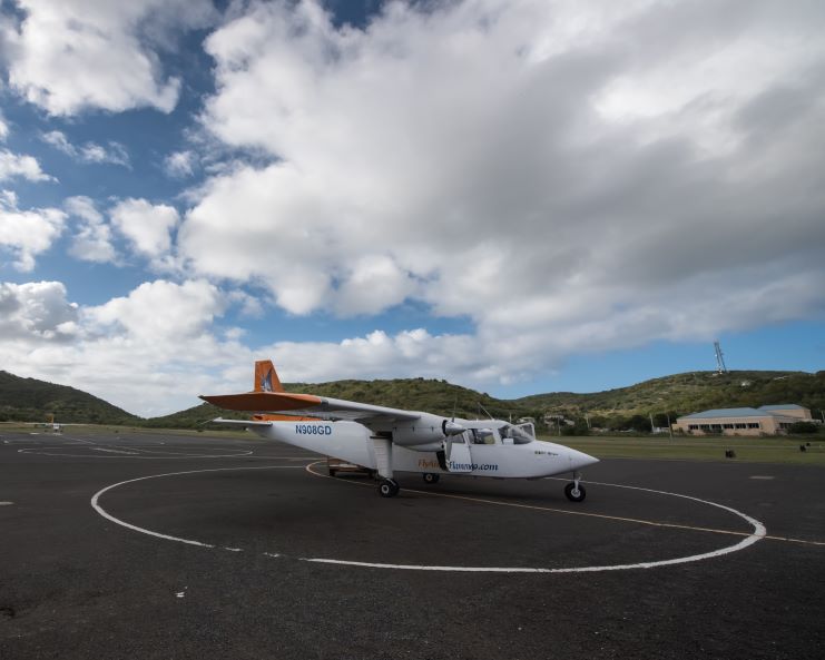 image of a private plane