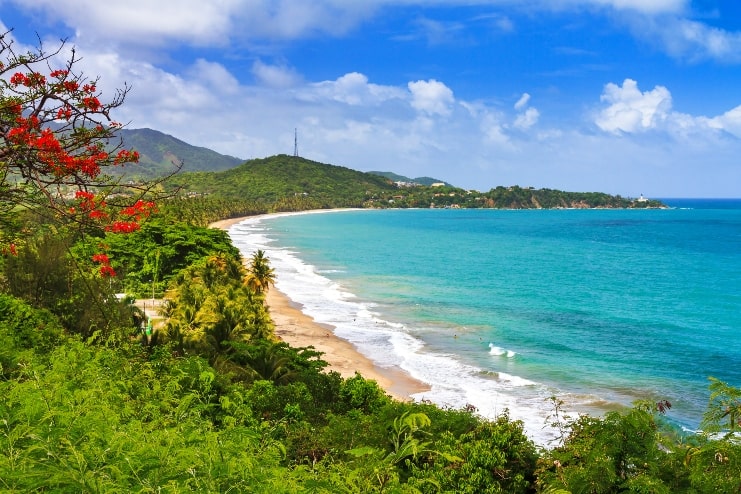 image of tropical summer view of Puerto Rico