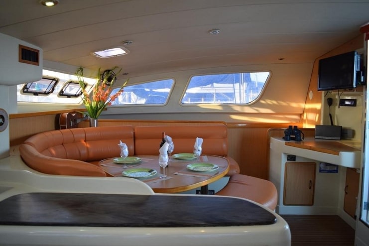 image of yacht interior