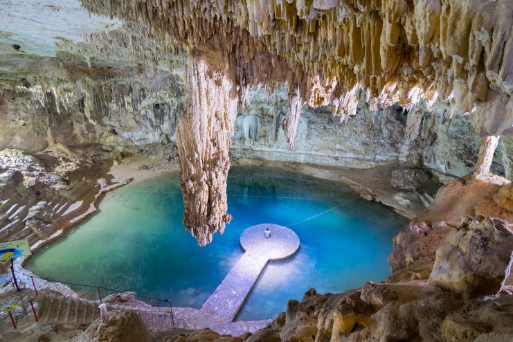 one of the Cenotes close to Cancun